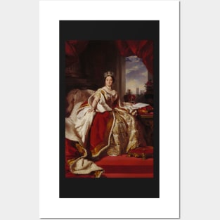 Portrait of Queen Victoria - Franz Xaver Winterhalter Posters and Art